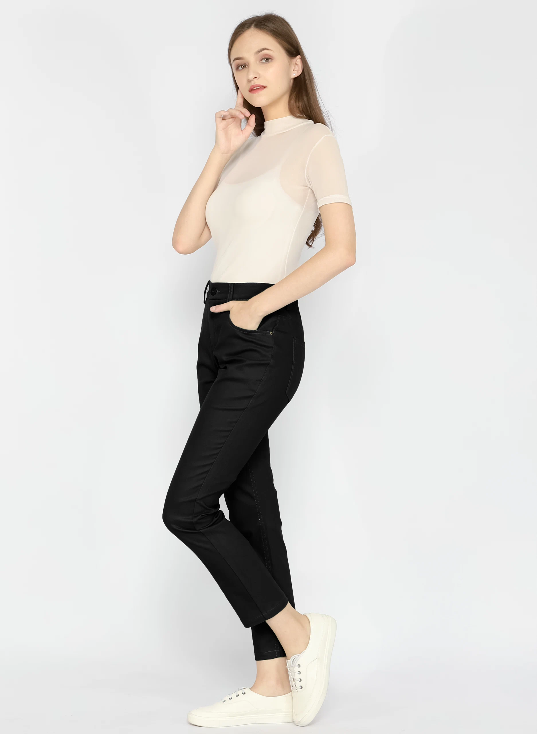 Beril Jeans Black 2 Beril Jeans Green Asparagus