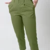 Hana Ankle Pants Olive