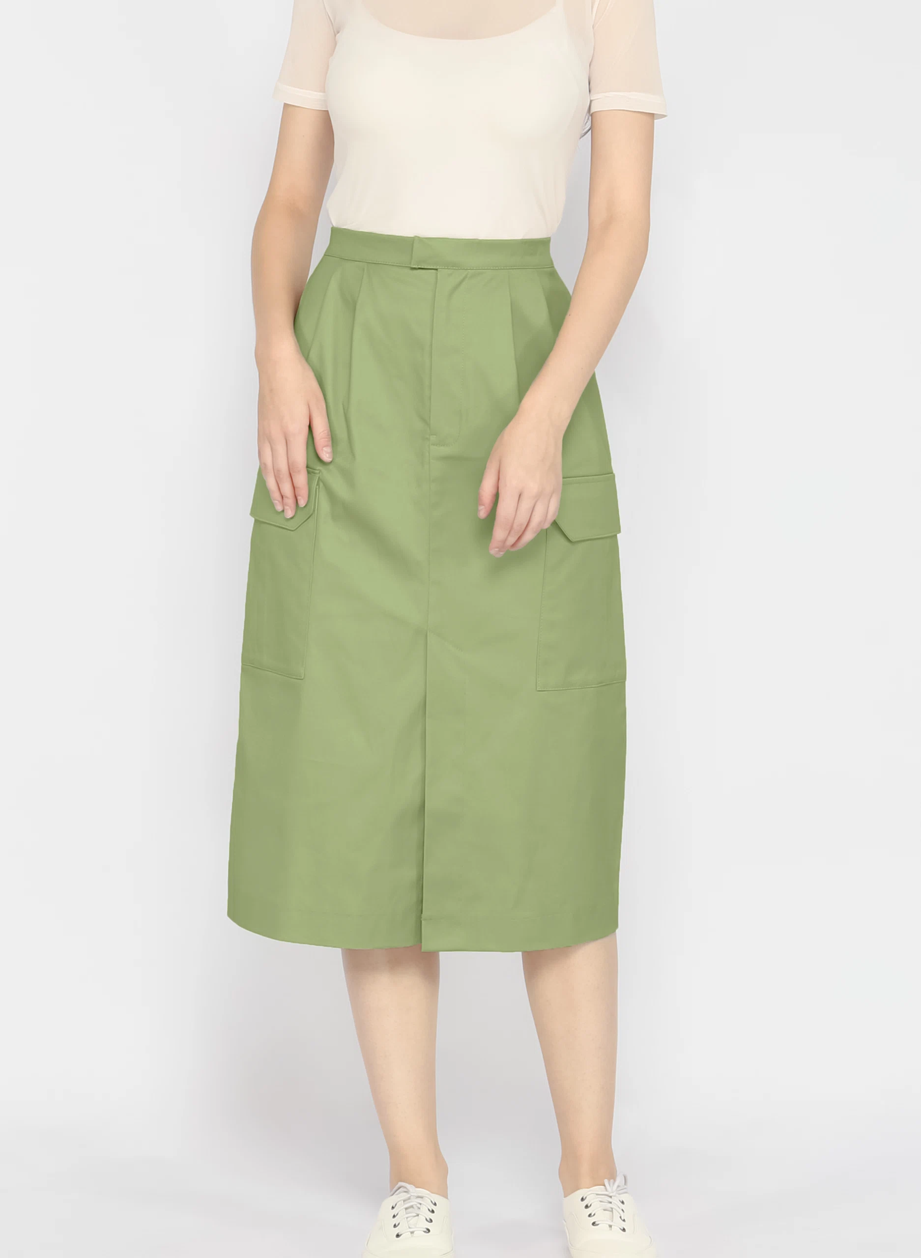 Jane Skirt Green Olive