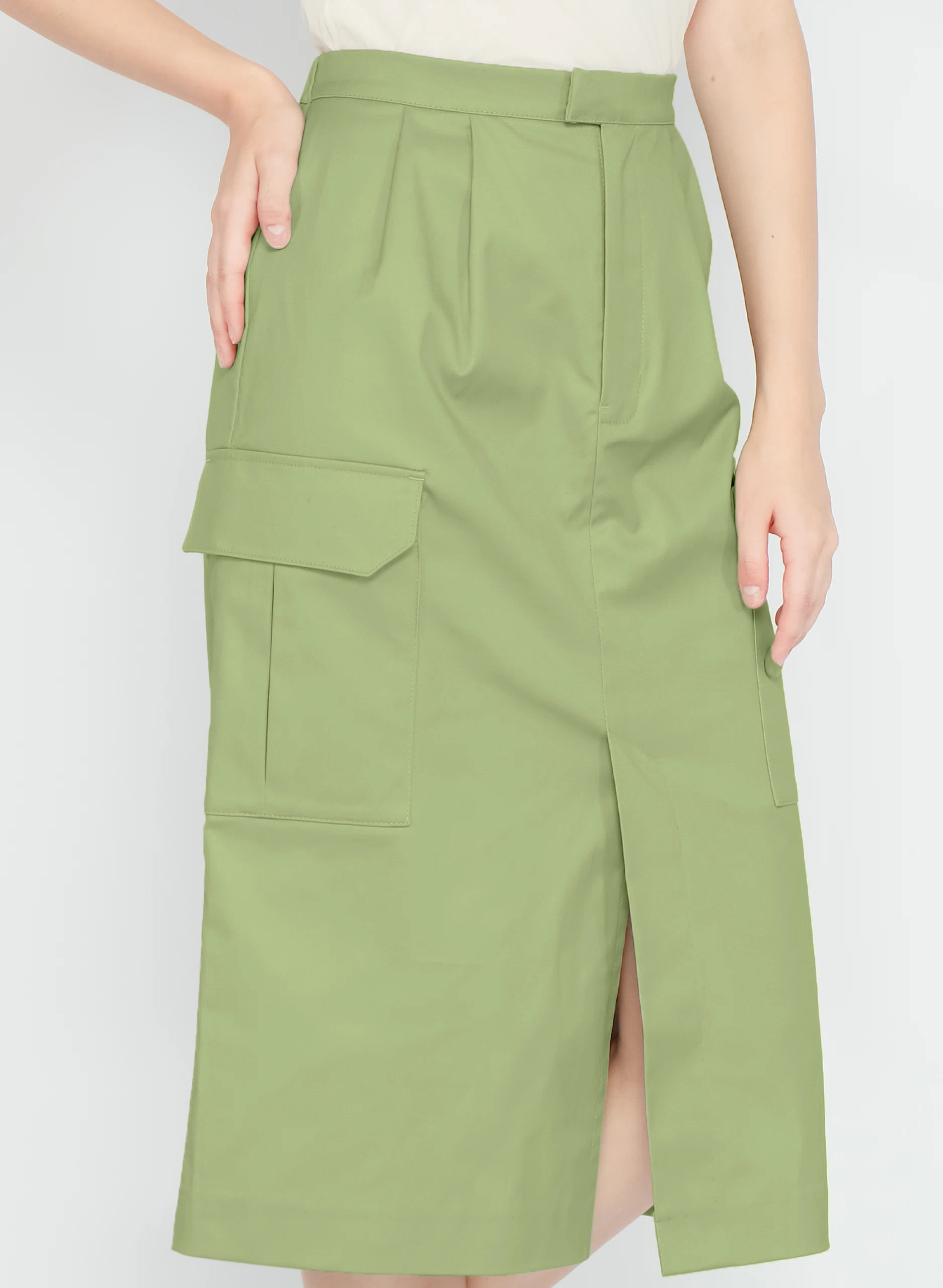 Jane Skirt Green Olive 5 OLIVE 6
