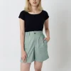 Luna Pants Green Celery