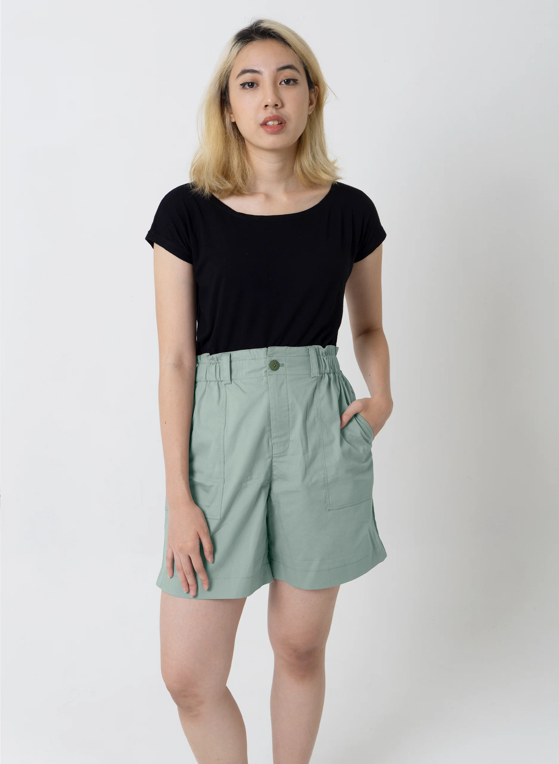 Luna Pants Green Celery