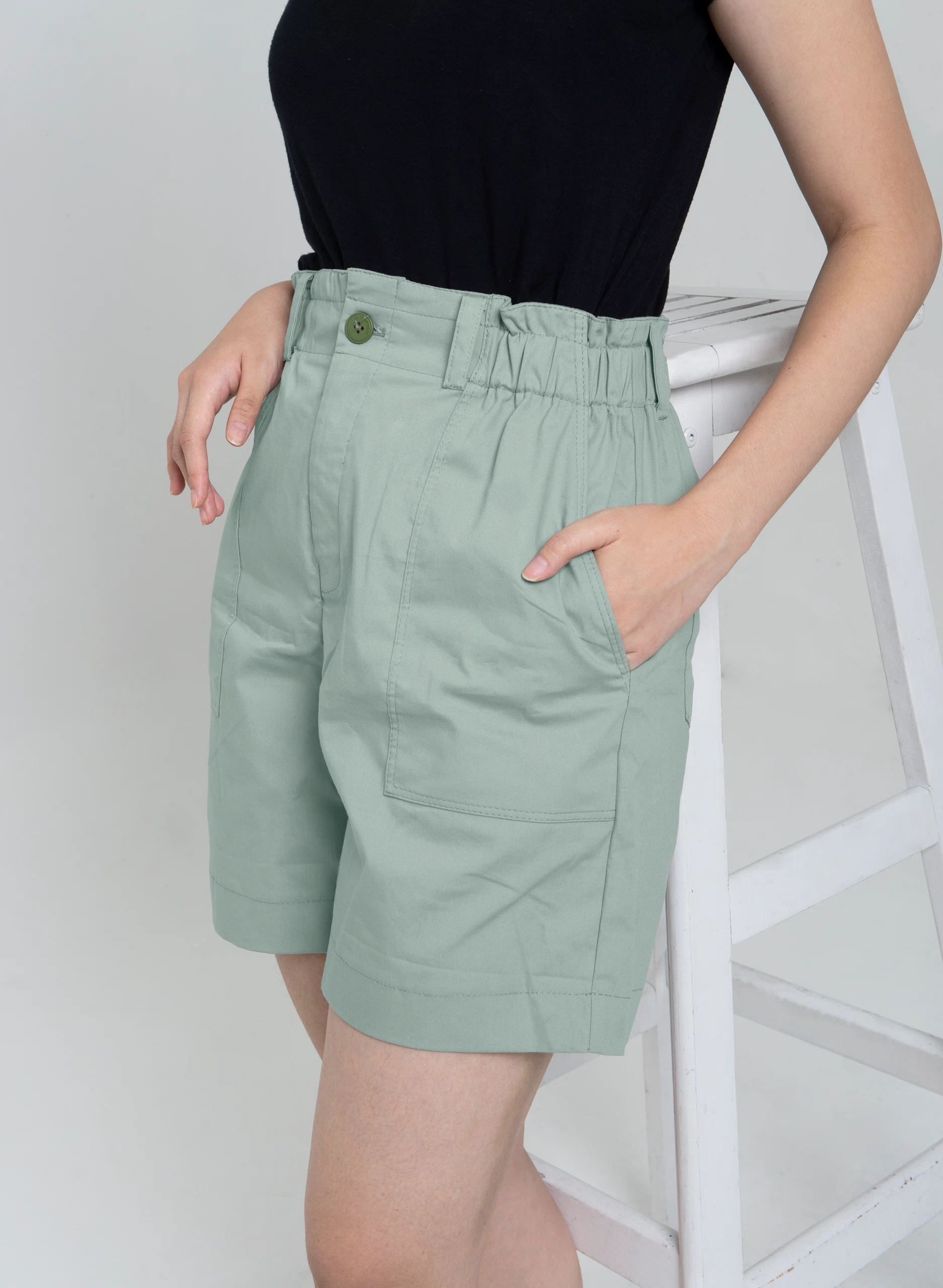 Luna Pants Green Celery 2 Luna Green Celery