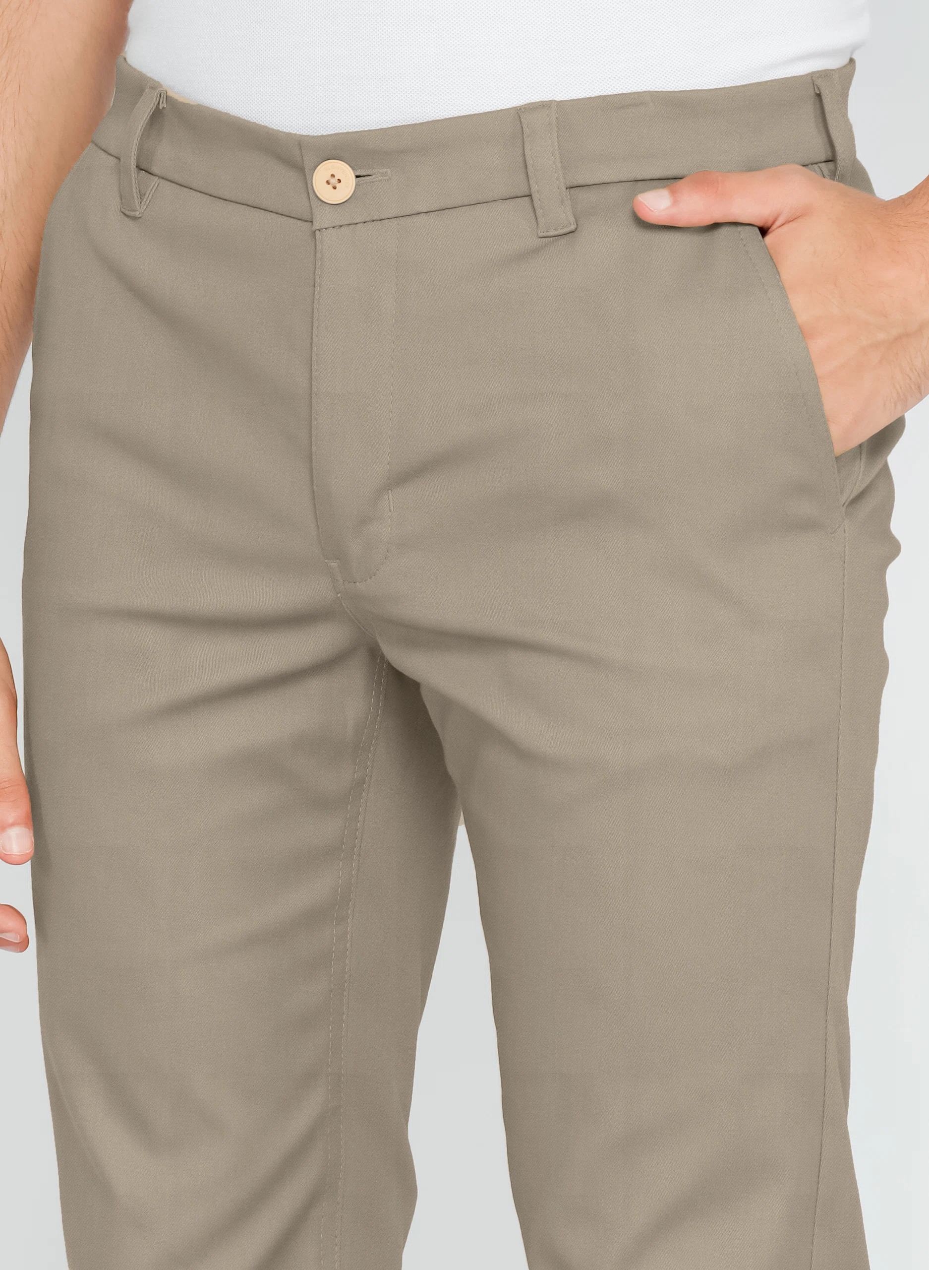 Chinos Chic Slimfit Warm Grey 3 warm grey 4